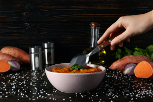 FATCLM receta puré de boniato con trufa negra (1)