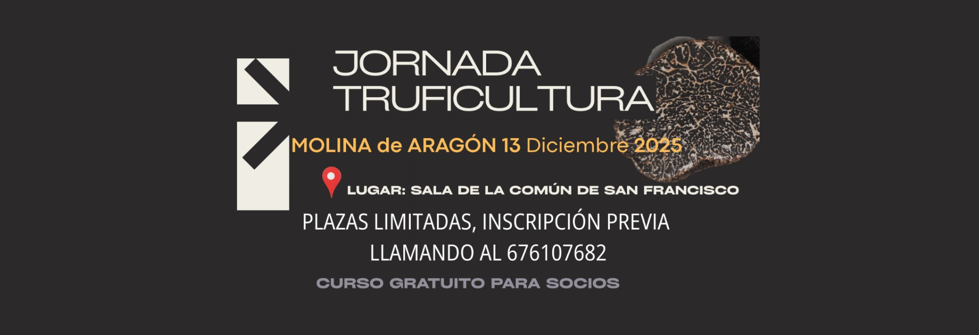 Jornada truficultura FATCLM en Molina de Aragón 13-12