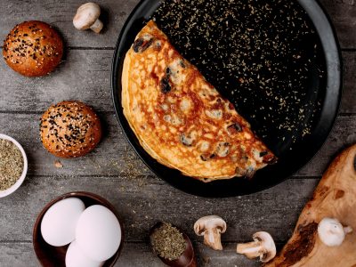 Frittata con trufa negra